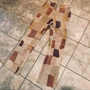 Blue Asphalt | Flare Bottom Patch Detail Jeans